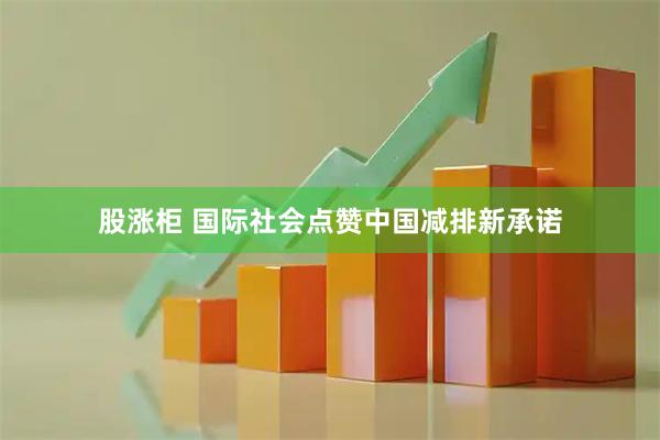 股涨柜 国际社会点赞中国减排新承诺