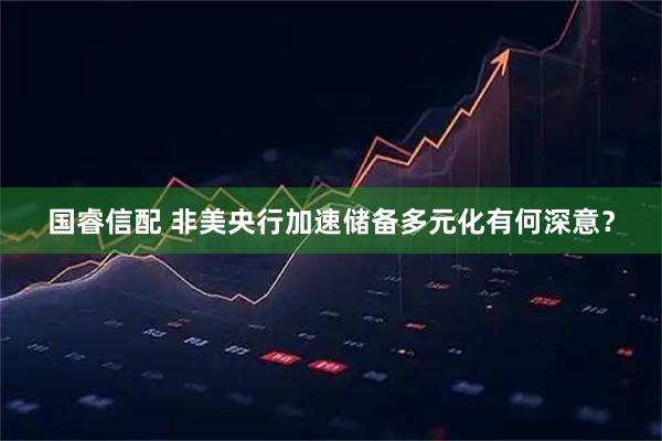国睿信配 非美央行加速储备多元化有何深意？