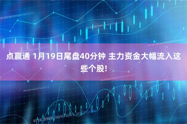 点赢通 1月19日尾盘40分钟 主力资金大幅流入这些个股!