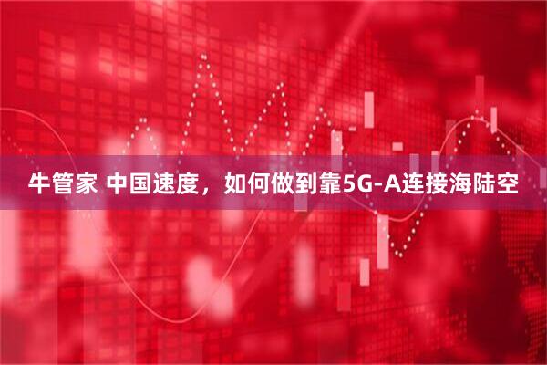 牛管家 中国速度，如何做到靠5G-A连接海陆空